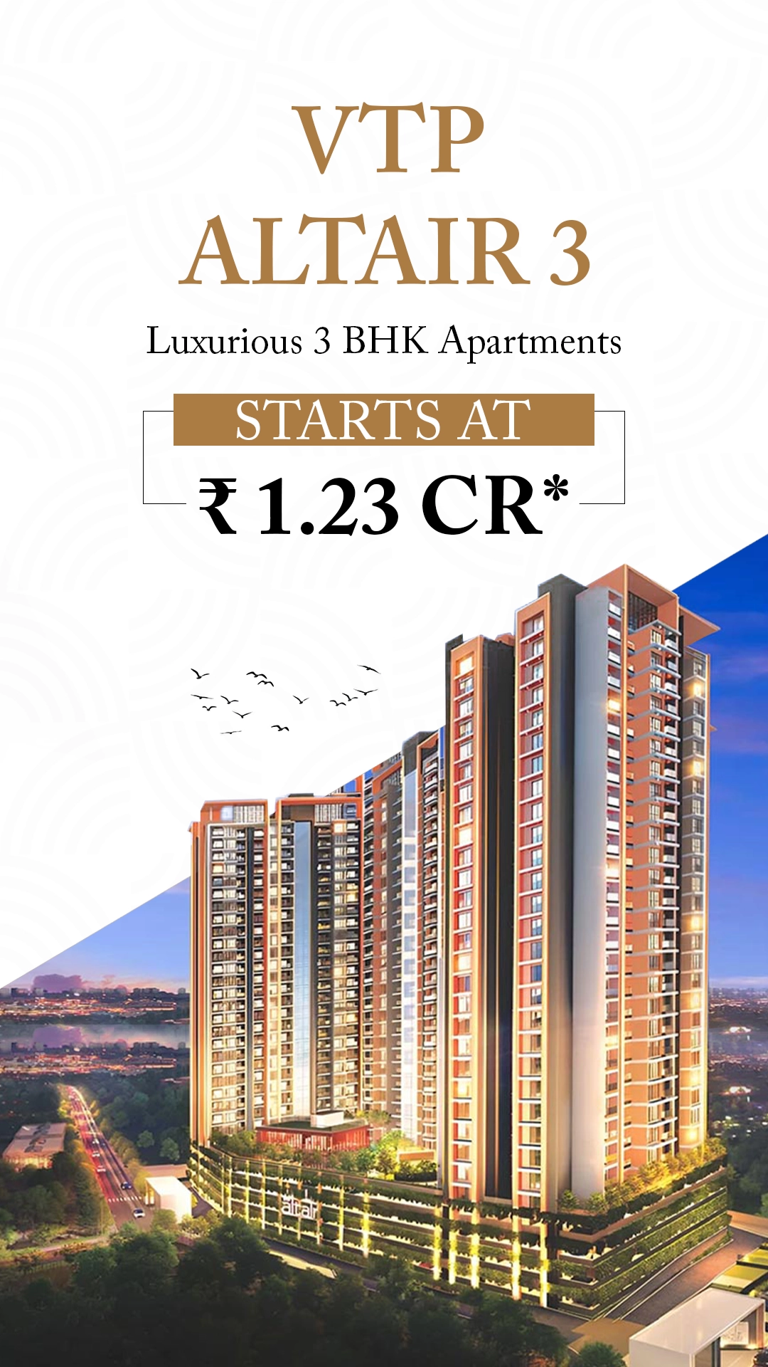 VTP Altair 3 | Luxurious 3 BHK Residences, Kharadi, Pune East